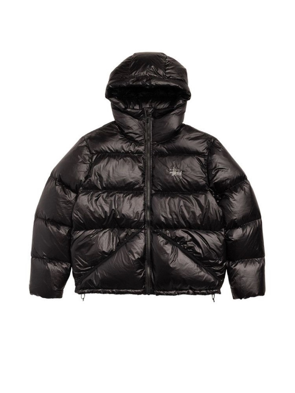 Stussy Micro Ripstop Down Parka Jet Black Jacket